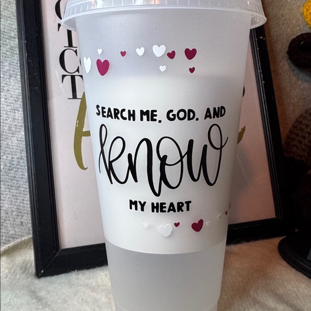 Customizable Frosted Cup, Lid /Straw - Picture 6 of 14